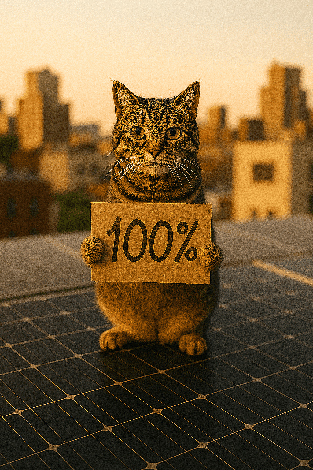 Green Energy Cat